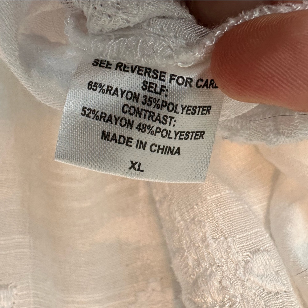 Diamond Embroidered Loose Top - Picture 6 of 6